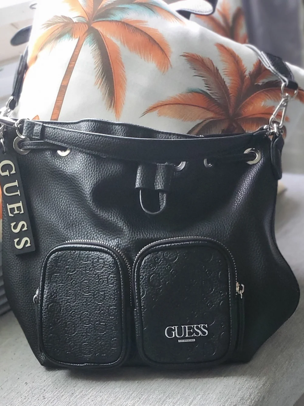 GUESS Leather Shoulder Bag